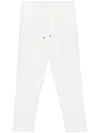 Brunello Cucinelli Linen Blend Drawstring Trousers