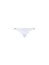 Brunello Cucinelli White Techno Jersey Bikini Bottom With Monili In White
