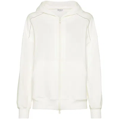 BRUNELLO CUCINELLI BRUNELLO CUCINELLI WHITE TOPS WOMEN