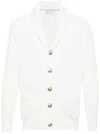 Brunello Cucinelli V-neck Cardigan In White