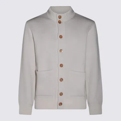 Brunello Cucinelli White Wool Knitwear