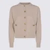 Brunello Cucinelli White Wool Knitwear In Neutral