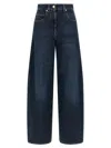 Brunello Cucinelli 'wide Barrel Full Lenght' Jeans In Multi