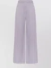 Brunello Cucinelli Wide Cotton Trousers Belt Loops