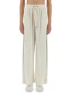 Brunello Cucinelli Wide-fit Track Pants With Elegant Side Detailing