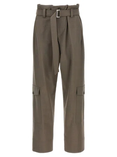 Brunello Cucinelli Wide-leg Cargo Pants With Removable Belt