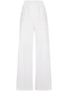 Brunello Cucinelli Hose Mit Weitem Bein Aus Baumwollpopeline In White