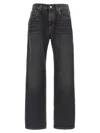 Brunello Cucinelli Black Jeans With Monil Detail On The Rear In Denim Woman