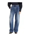 Brunello Cucinelli Wide-leg Jeans In Blue