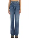 Brunello Cucinelli "wide-leg" Jeans In Navy