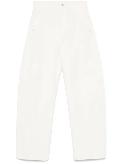 Brunello Cucinelli Wide-leg Jeans In White