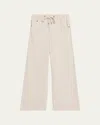 Brunello Cucinelli Wide-leg Knit Trousers In White