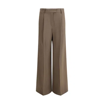 Brunello Cucinelli Wide Leg Pants In Black