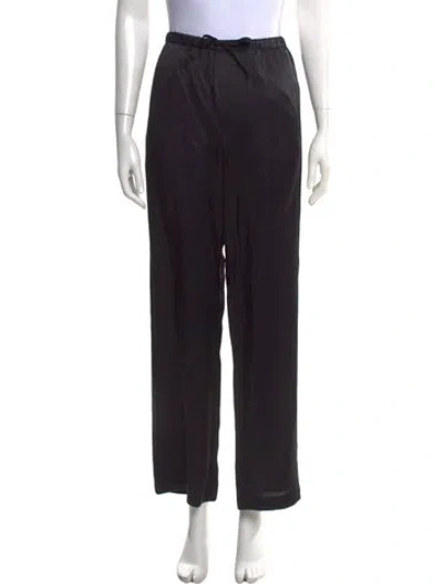 Pre-owned Brunello Cucinelli Wide Leg Pants In Black