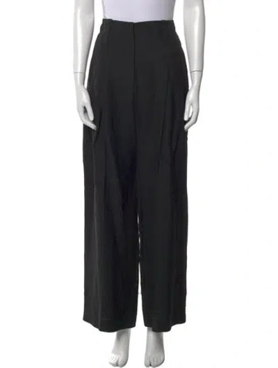 Pre-owned Brunello Cucinelli Wide Leg Pants In Black