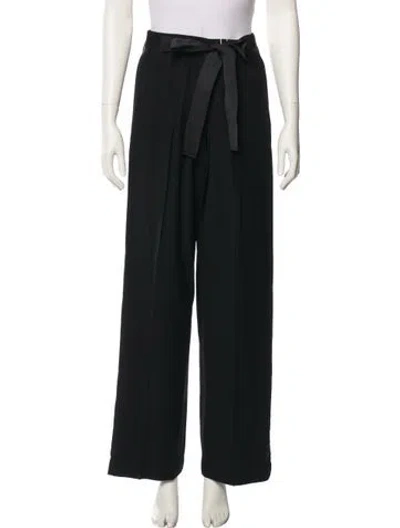 Pre-owned Brunello Cucinelli Wide Leg Pants In Black