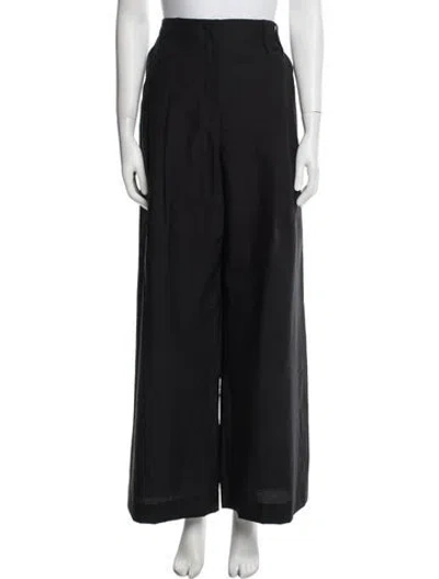 Pre-owned Brunello Cucinelli Wide Leg Pants In Black