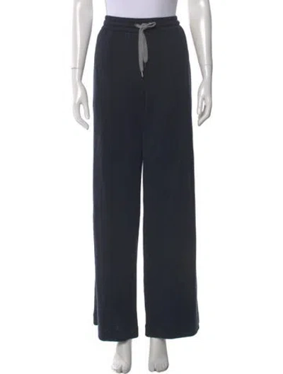 Pre-owned Brunello Cucinelli Wide Leg Pants In Black