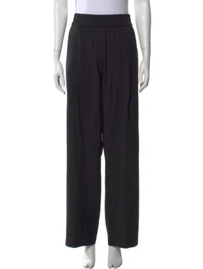 Pre-owned Brunello Cucinelli Wide Leg Pants In Black
