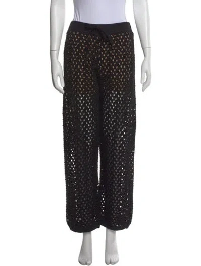 Pre-owned Brunello Cucinelli Wide Leg Pants In Black