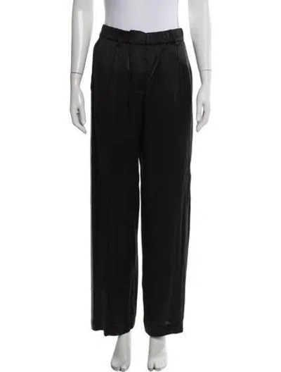 Pre-owned Brunello Cucinelli Wide Leg Pants In Black