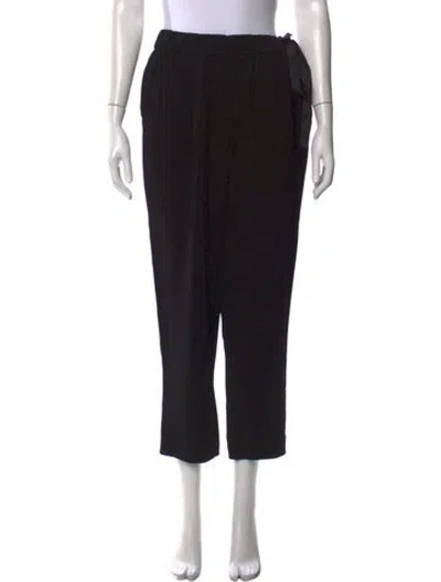 Pre-owned Brunello Cucinelli Wide Leg Pants In Black