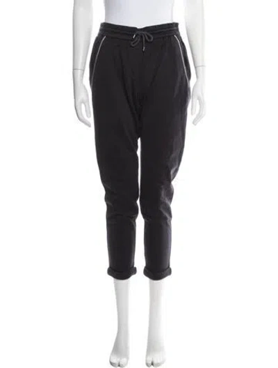 Pre-owned Brunello Cucinelli Wide Leg Pants In Black