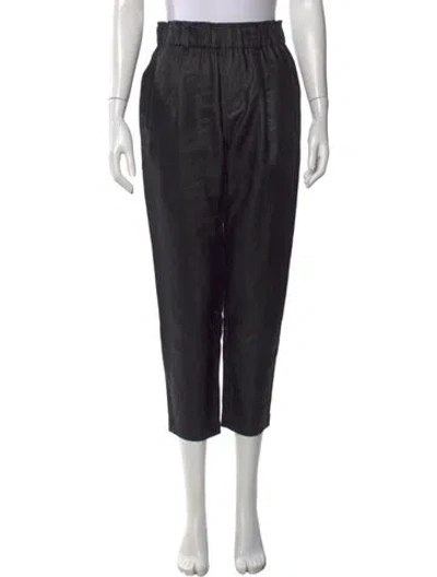Pre-owned Brunello Cucinelli Wide Leg Pants In Black