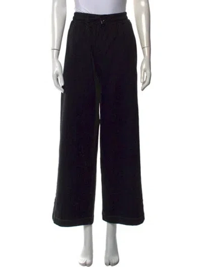 Pre-owned Brunello Cucinelli Wide Leg Pants In Black