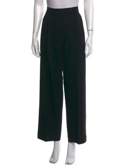 Pre-owned Brunello Cucinelli Wide Leg Pants In Black