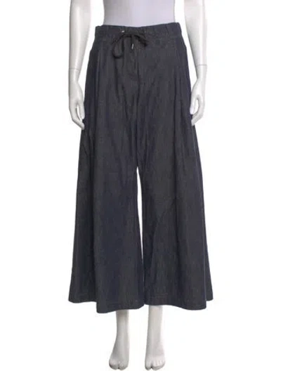 Pre-owned Brunello Cucinelli Wide Leg Pants In Blue
