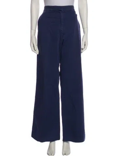 Pre-owned Brunello Cucinelli Wide Leg Pants In Blue