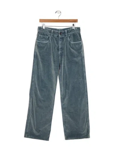 Pre-owned Brunello Cucinelli Wide Leg Pants In Blue