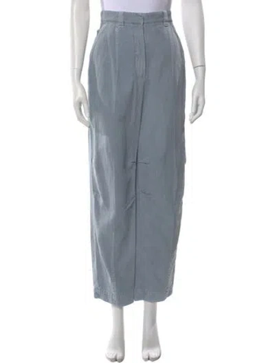 Pre-owned Brunello Cucinelli Wide Leg Pants In Blue