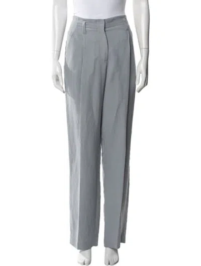 Pre-owned Brunello Cucinelli Wide Leg Pants In Blue