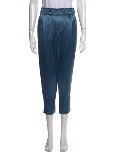 Pre-owned Brunello Cucinelli Wide Leg Pants In Blue