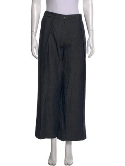Pre-owned Brunello Cucinelli Wide Leg Pants In Blue