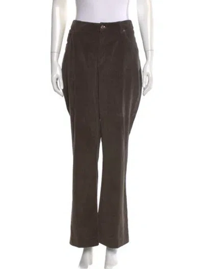 Pre-owned Brunello Cucinelli Wide Leg Pants In Brown