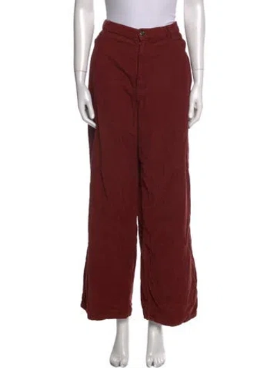 Pre-owned Brunello Cucinelli Wide Leg Pants In Brown