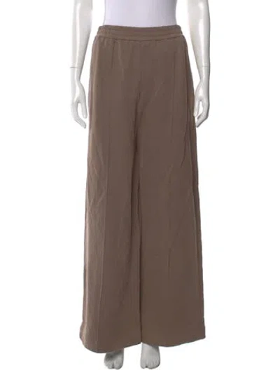 Pre-owned Brunello Cucinelli Wide Leg Pants In Brown