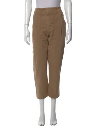 Pre-owned Brunello Cucinelli Wide Leg Pants In Brown