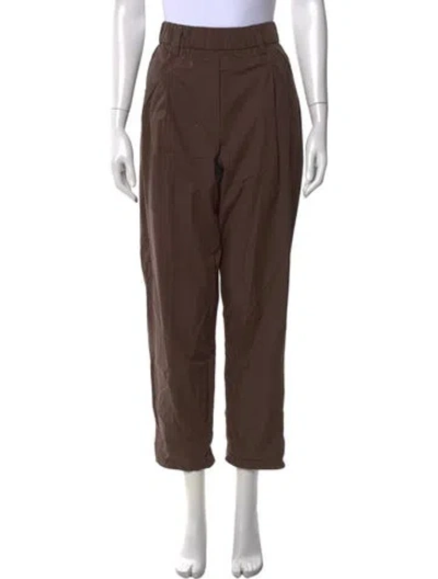Pre-owned Brunello Cucinelli Wide Leg Pants In Brown