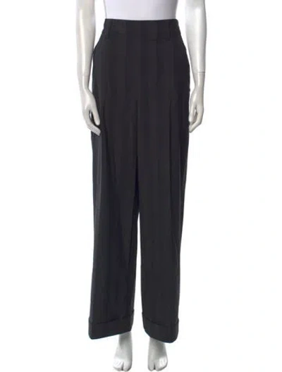 Pre-owned Brunello Cucinelli Wide Leg Pants In Gray