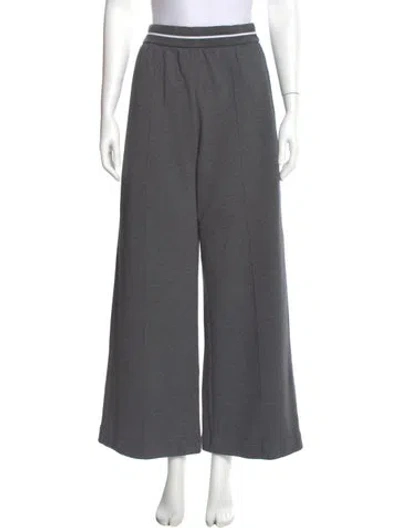Pre-owned Brunello Cucinelli Wide Leg Pants In Gray