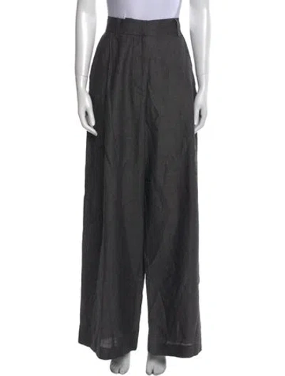 Pre-owned Brunello Cucinelli Wide Leg Pants In Gray