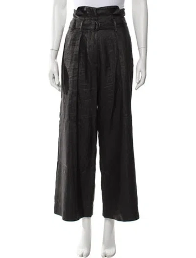 Pre-owned Brunello Cucinelli Wide Leg Pants In Gray