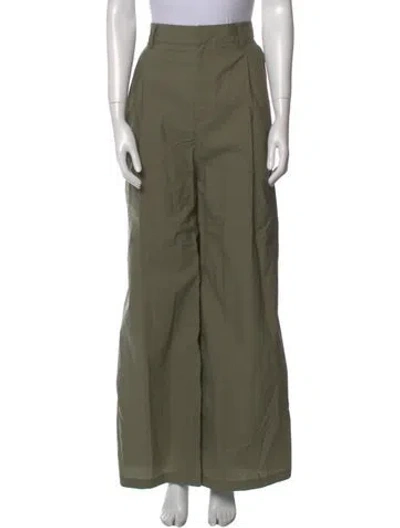 Pre-owned Brunello Cucinelli Wide Leg Pants In Green