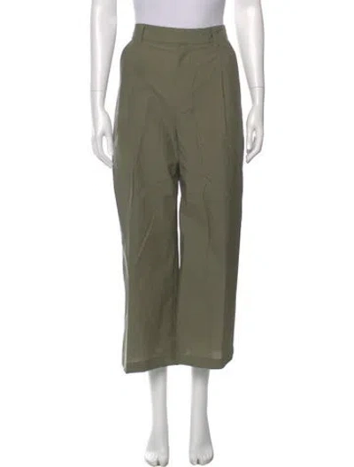 Pre-owned Brunello Cucinelli Wide Leg Pants In Green