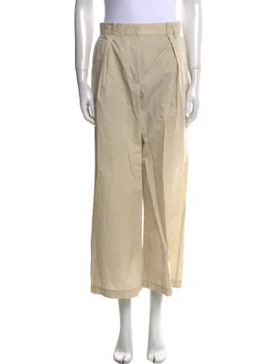 Pre-owned Brunello Cucinelli Wide Leg Pants In Neutral