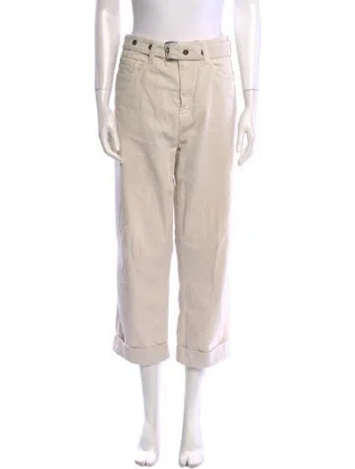 Pre-owned Brunello Cucinelli Wide Leg Pants In Neutral